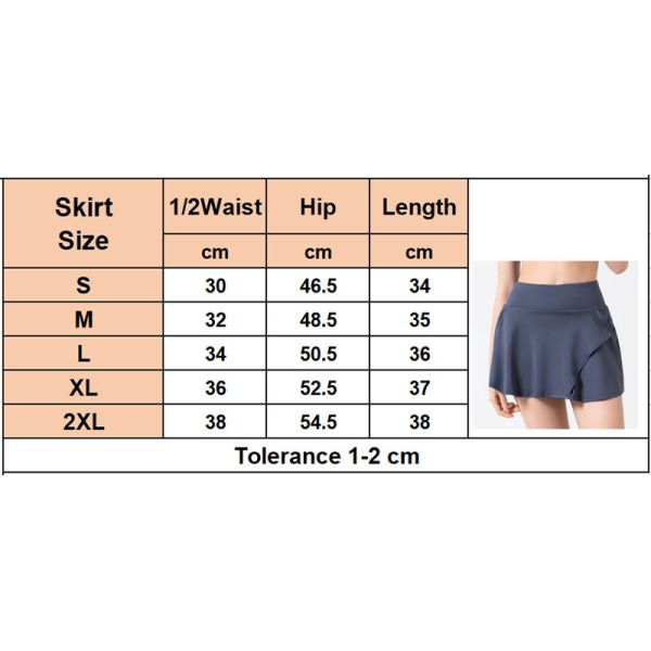 Women's Tennis Skirts with 2-Pockets Pleated High Waisted Golf Athletic Skirts