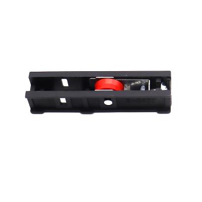 Chambres en plastique fenêtre coulissante roue double, porte coulissante roues à rouleaux