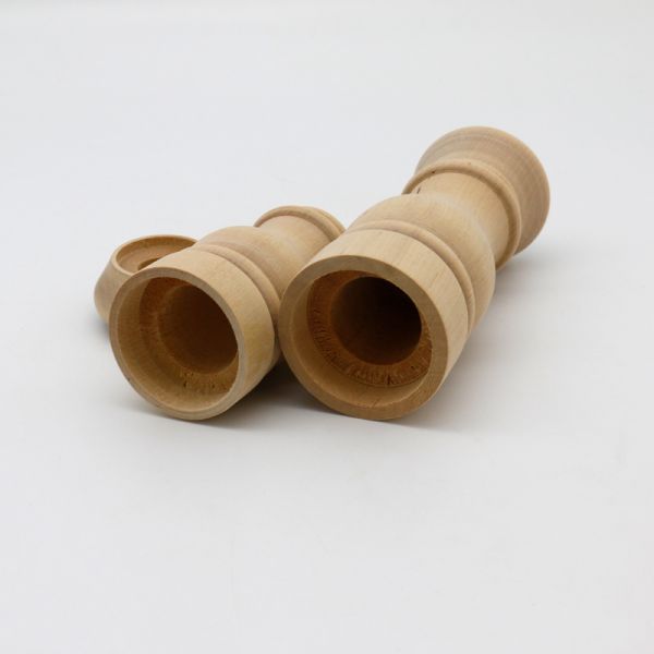Jar Shell Acacia Pepper Mill Set Polished Wood Salt And Pepper Shakers Set