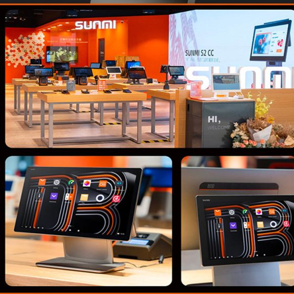 Android Restaurant POS Terminal With 10 Second Display And 2.4GHz Processor