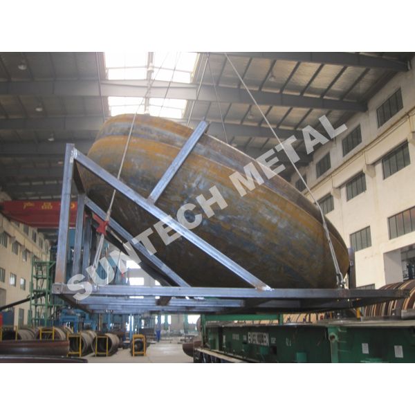 Elliptical EHA Pressure Vessel Clad Head B265 Gr.1 Titanium and Carbon Steel
