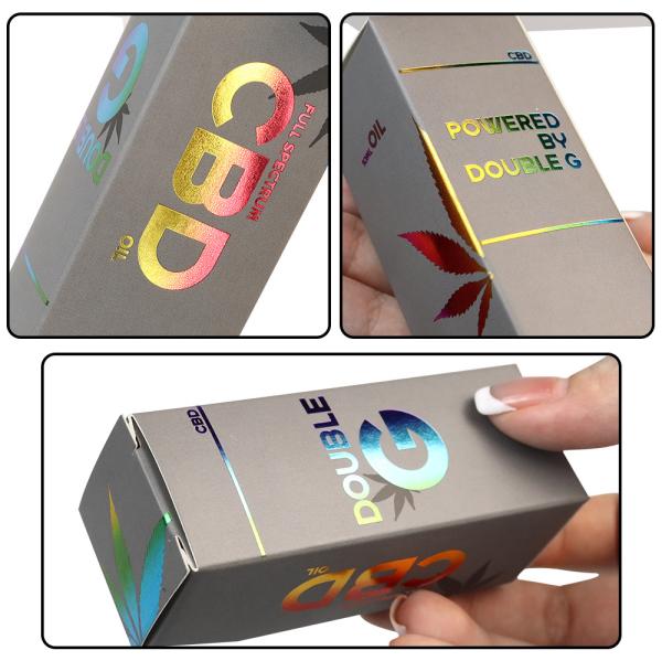 Eco Friendly Packaging Customized CBD Packaging With Lamination And Varnish