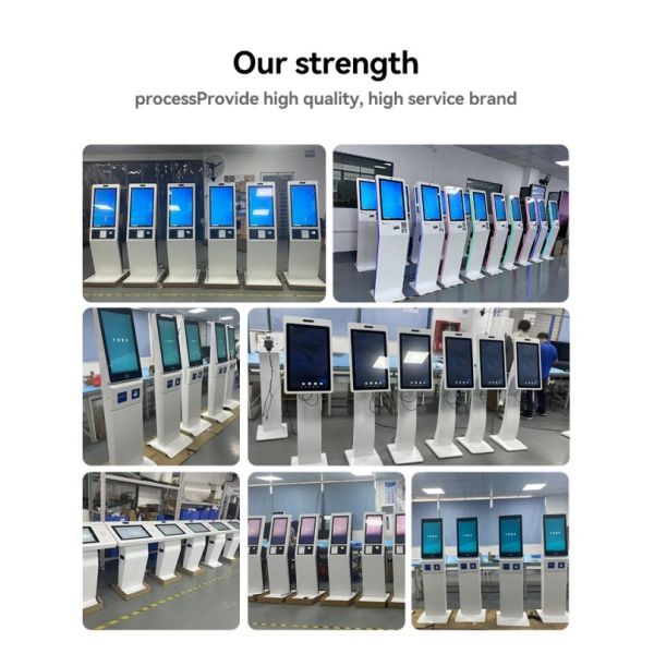 43 Inch Android Automatic Touch Screen Restaurant Self Ordering Machine With Scanner and Printer