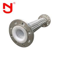 PTFE revestimento fio de aço inoxidável trançado mangueira metálica ondulada tubo de mangueira flexível