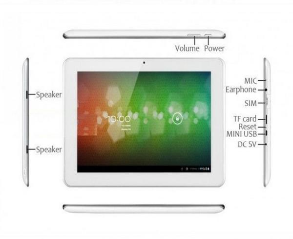 Sanei N10 3G Dual core tablet pc10.1inch IPS screen CPU 1.2GHz WCDMA Phone Call