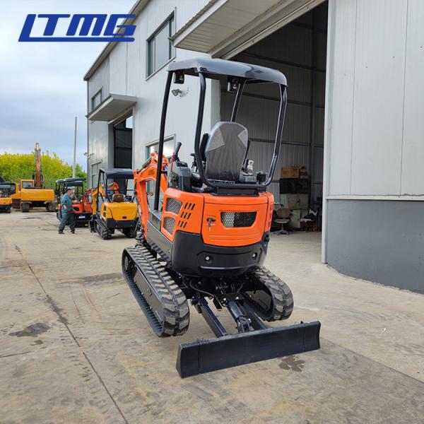 China 1.8ton 1.6ton bucket Hydraulic Small Digger Mini Crawler Excavator without tail no tail