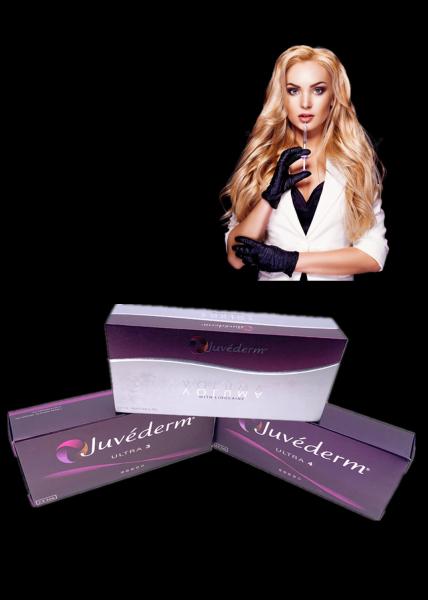 injection faciale d'anti bigorneaux de lèvres de remplisseurs d'acide hyaluronique de 2x1ml Juvederm