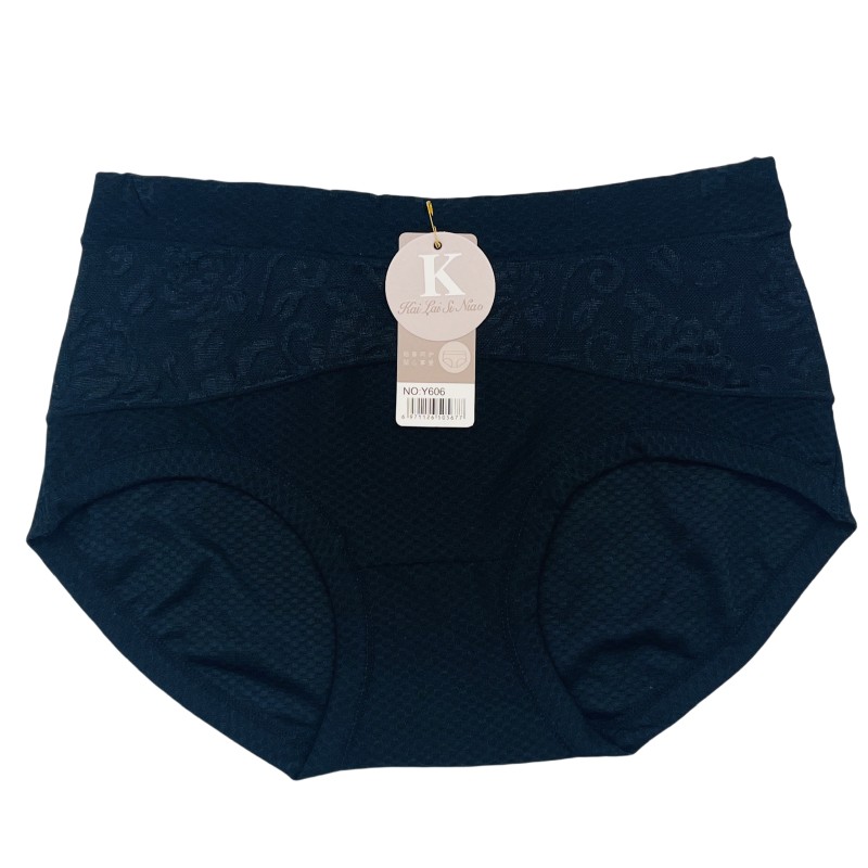 High Quality Women's Panties Breathable Cotton Underwear Sexy Adults Plus Size Knitted Jacquard Panty
