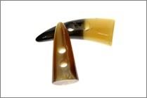 Horn Brass Snap Buttons Clothing Accessories Environmental Protection Material