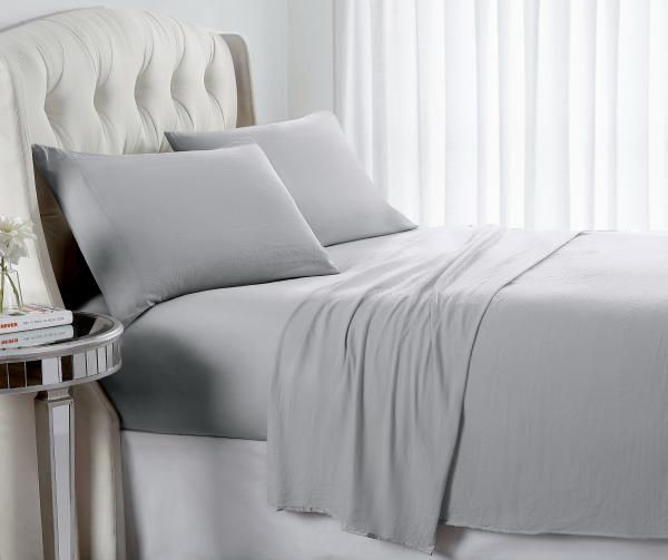100% Polyester / Cotton Microfiber Bed Sheets King Size Queen Size For Hotel Home