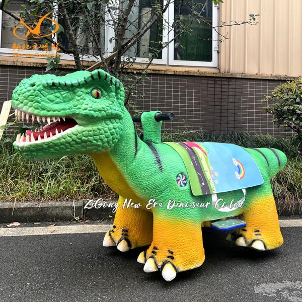 Child Dinosaur Amusement Scooters Coin Operated for Theme Park