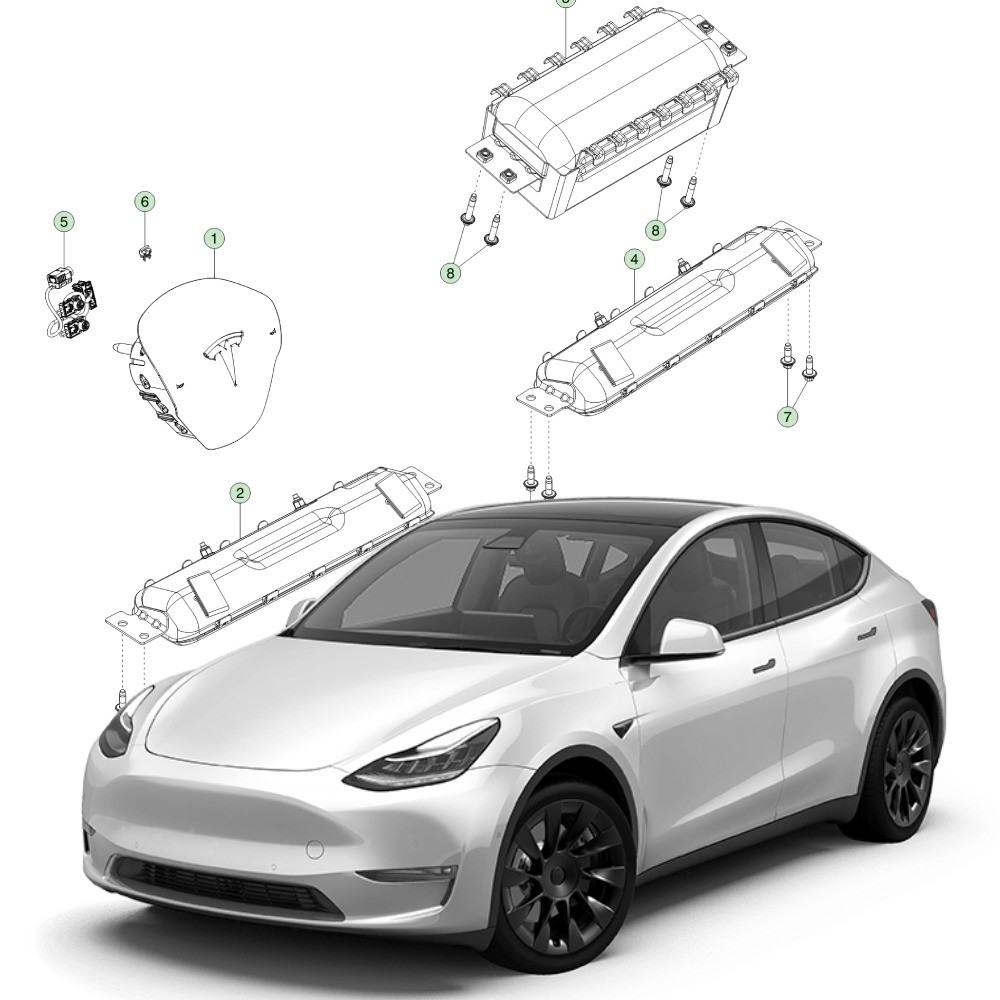 OEM NO 1508347-CN-C Car Fitment For- Corolla Tesla Model Y 2012-2024 Aftermarket