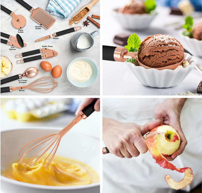 Набор варя утварей барбекю Scratchfree, инструменты гриля нержавеющей стали Meltingfree