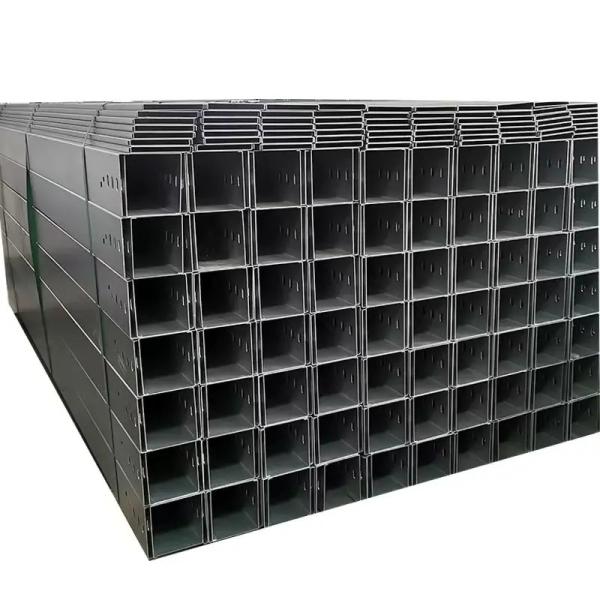 Corrosion Resistant Hdg Cable Tray Perforated Metal Cable Tray 50-1200mm Width
