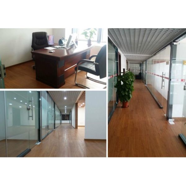 1.8mm Glue Down LVT Vinyl Flooring 6''X36'' Smooth Edge Easy For Installation