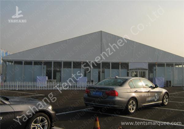Transparent Glass Wall Outdoor Aluminum Profile Car Exhibition Tent against Ultraviolet