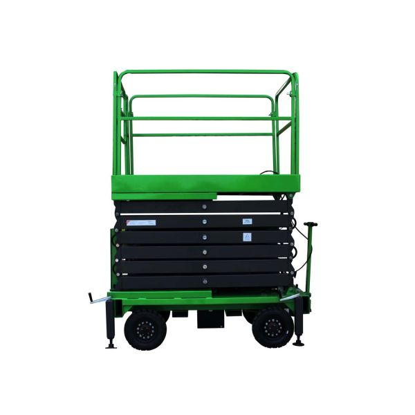 Manual Mobile Scissor lift Hydraulic Vertical Lifting Platform 6m 8m for Library Restaurant