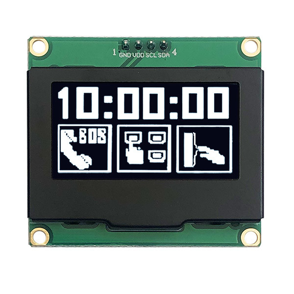 1,54» модулей дисплея 128x64 OLED, экран I2C OLED со всеми углами наблюдения