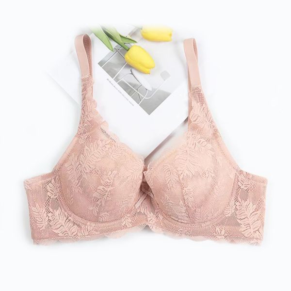 Lace Women Bra Three Hook-and-eye Wire Free Comfort Bra High Quality Lace Design Women Bra
