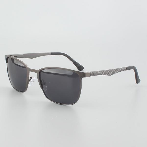 Trendy Square 139mm Metal Polarized Sunglasses For Driving