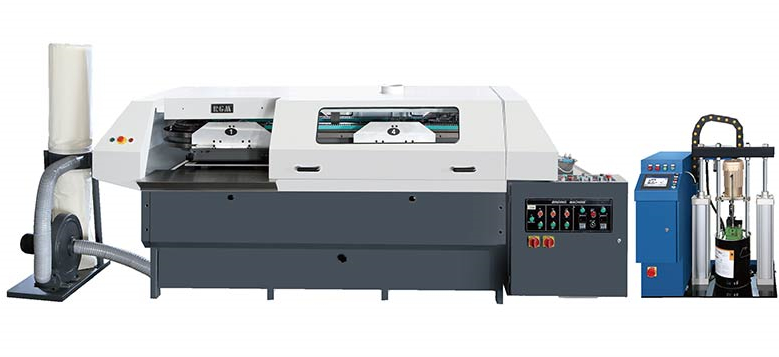 4 Clamp Elliptical EVA Book Binding Machine with Four Book-Clamp Chains Eco-Friendly Design and Advanced Upper-Sealing Mechanism