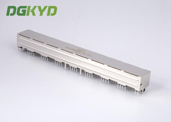 Jaque ganged da porta ethernet rj45 do protetor 1X8 da fábrica de China sem transformador discreto