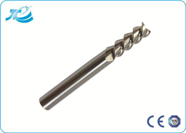 2 / 3 Flute Radius Cutter End Mills For Aluminum 92.5-94.0 HRA 38-42°
