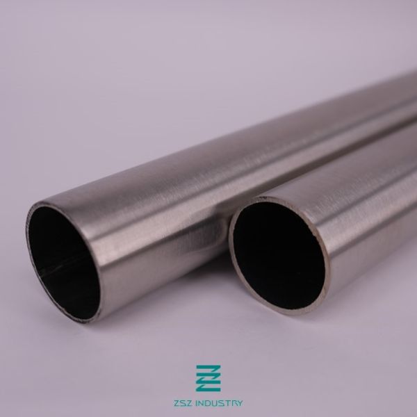 Round 304/316L Stainless Steel Railing Tubes 42.4mm With Satin Polish
