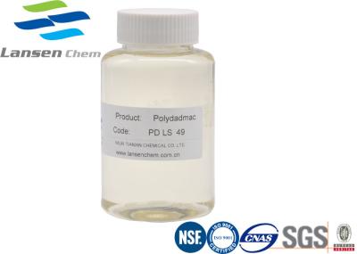 PH alto 5.0-8.0 de PolyDADMAC 26062-79-3 do agente de fixação da tintura da tela da viscosidade