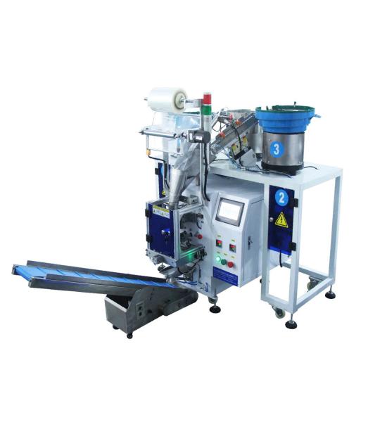 Automatic Multi-Function Furniture Kits Hardware Fittings Packaging Machine With Mixed Packaging And Vibrating Feeder