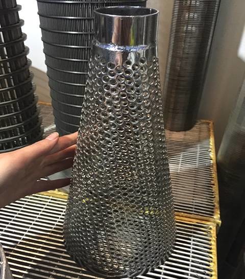 316 Stainless Steel Perforated Filter Tube 1.2m Length 1.5mm Thickness
