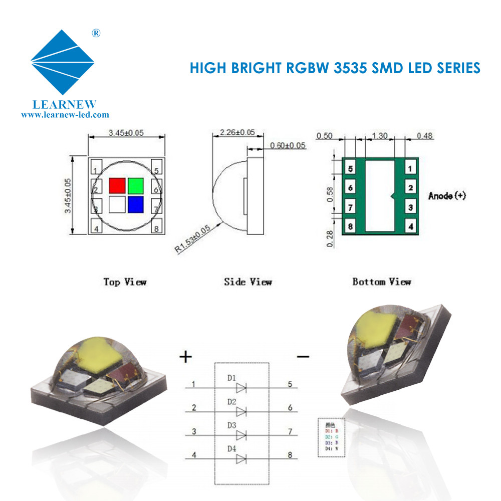 Обломоки СИД наивысшей мощности SMD RGB, 3535 5050 5054 6064 обломок СИД SMD