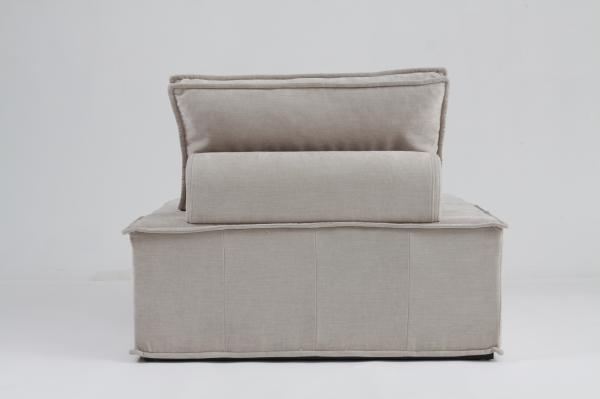 Modern Modular Design Bedroom Ottoman Bench With Comfortable Back