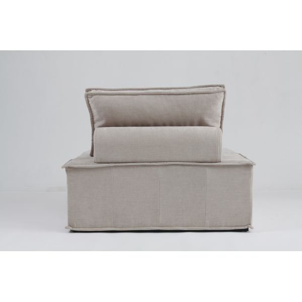 Modern Modular Design Bedroom Ottoman Bench With Comfortable Back