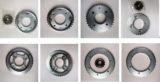 BIZ100 Motorcycle Chains And Sprockets 428 420 520 For Transmission Kits