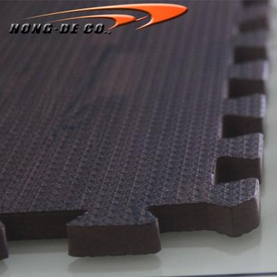 Grão de madeira macia Eva Foam Floor Mats da transferência térmica