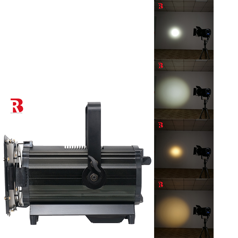 Dmx 600w двуцветный светодиодный фреснельный прожектор с автоматическим увеличением