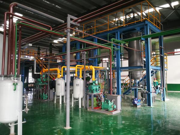 Complete sets of supply recycling fuel oil from waste rubber and plastic Crude oil mud out of diesel