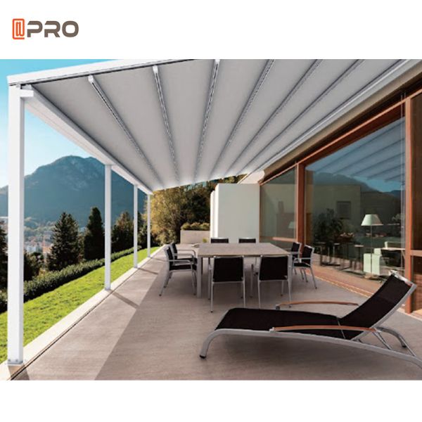 Conopy Modern Aluminum Pergola 6M Retractable Awning Motorized