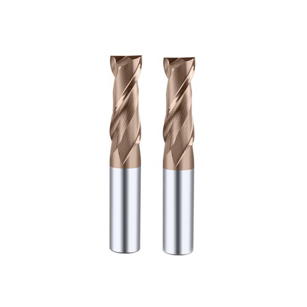 HRC65 Ball Square Corner Radius Coated Carbide For Milling Cutter