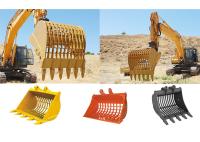CAT HITACHI KOMATSU Excavadora tamiz de cubo Excavadora adjuntos