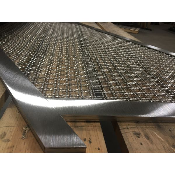 Elevator Cabins Decorative Wire Mesh Fabric For Metal Divider