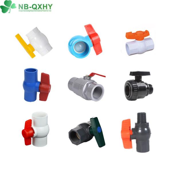 Valva de esfera flexível padrão JIS para encanamento PP PVC PPR Valvas Pn10 Pn16 Estrutura