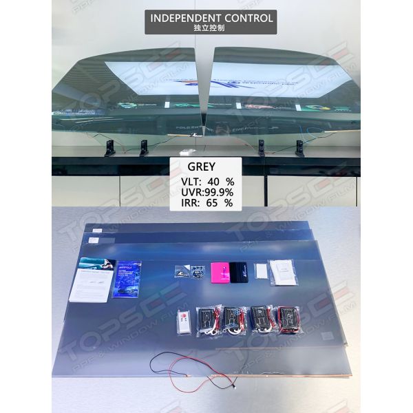 PDLC Smart Film Switchable Privacy Glass with Wet Installation for Car & Building