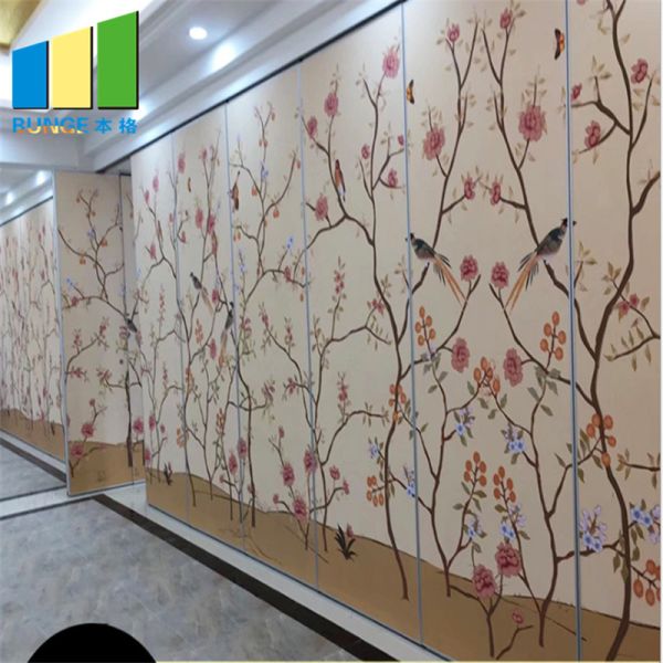 Hotel Ballroom Retractable Mobile Acoustic Partition Movable Walls System