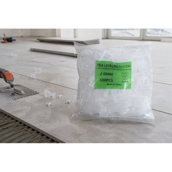 ISO 9001 Certified Oval Opening Tile Leveling Clip with 1.0-3.0mm Joint Width for Commercial Projects