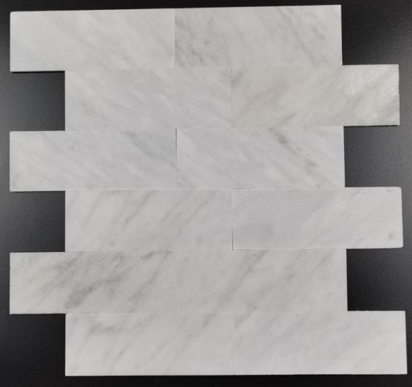 White Marble Mosaic Tile 300x300mm Self-Adhesive Wall Decor