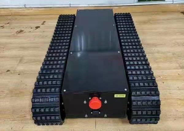 Chassis 300kg Crawler Undercarriage For Fire Equipment Wheelchair Lawn Mower