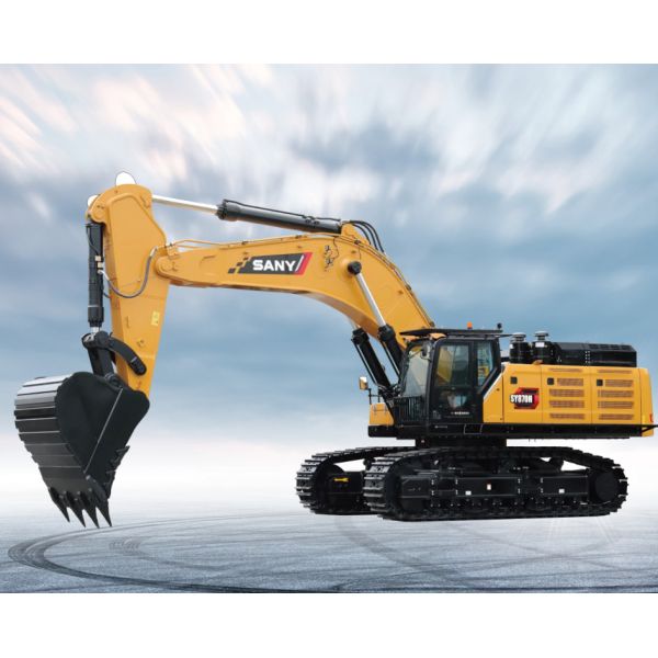 SY870H-S 78Ton Made In China SY870 Crawler Excavator Loader Low Fuel Consumption