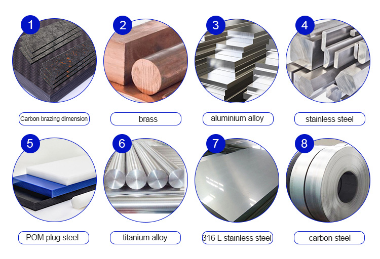 Металлические прецизионные токарные детали с ЧПУ Титановые алюминиевые детали токарного станка из нержавеющей стали
